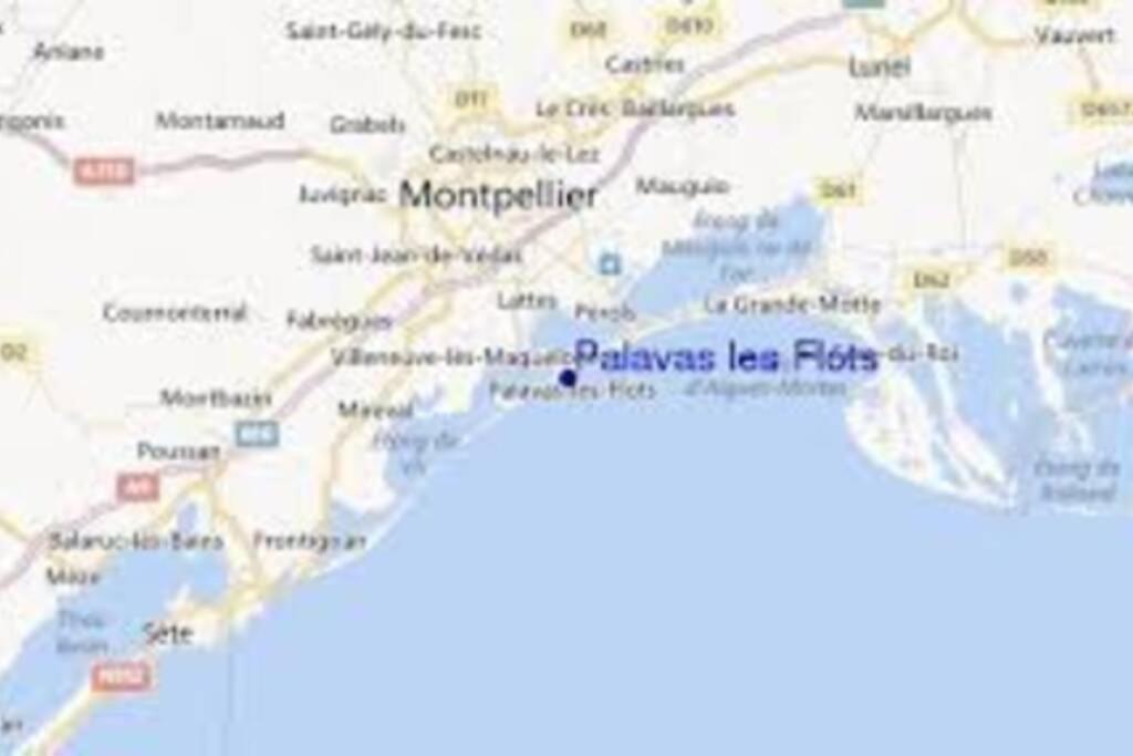Palavas Les Flots 2 Bedrooms Air-Conditioned 100 Meters From The Beach 外观 照片